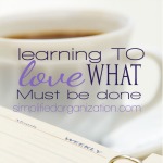 Simplified Organization: Learning to Love What Must Be Done