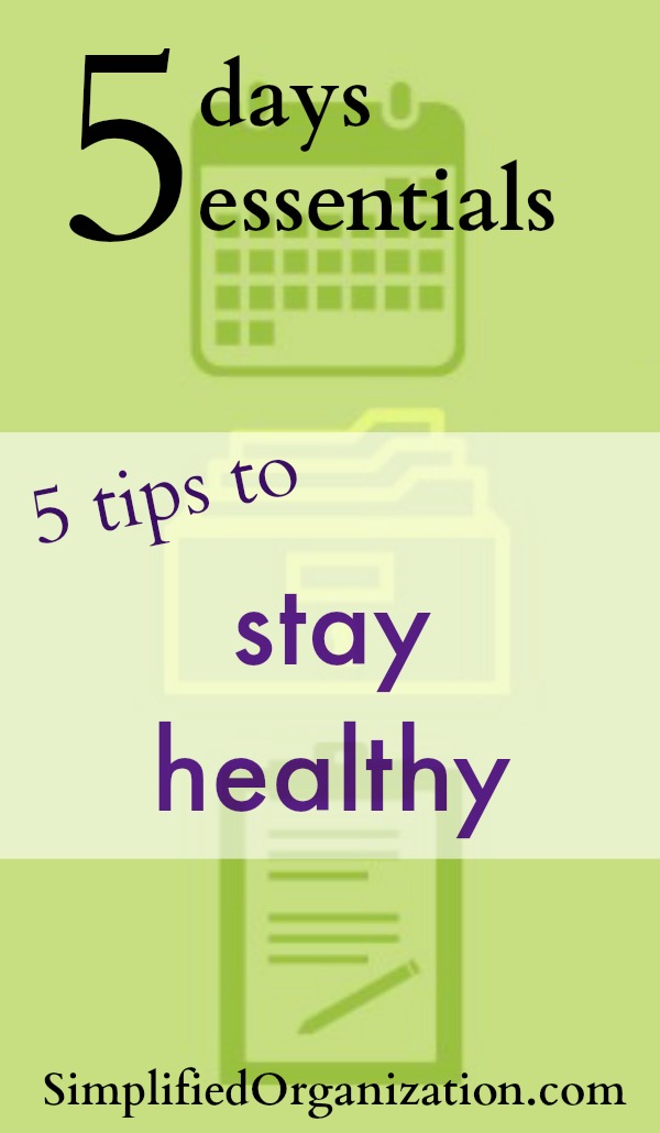 We all want to be healthy. I've got five easy tips that you can start today to feel your best every day. Keep yourself healthy to keep the family healthy.