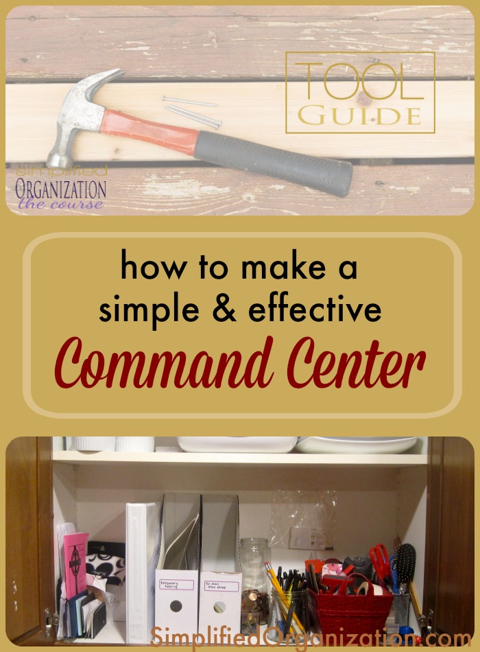 A command center doesn't have to be cute or color-coordinated to be effective and organized.