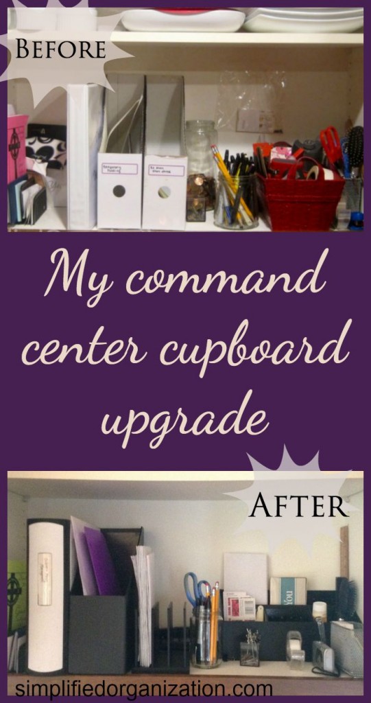 Set up a kitchen command center to stay on top of household tasks and always be ready to get out the door on time!