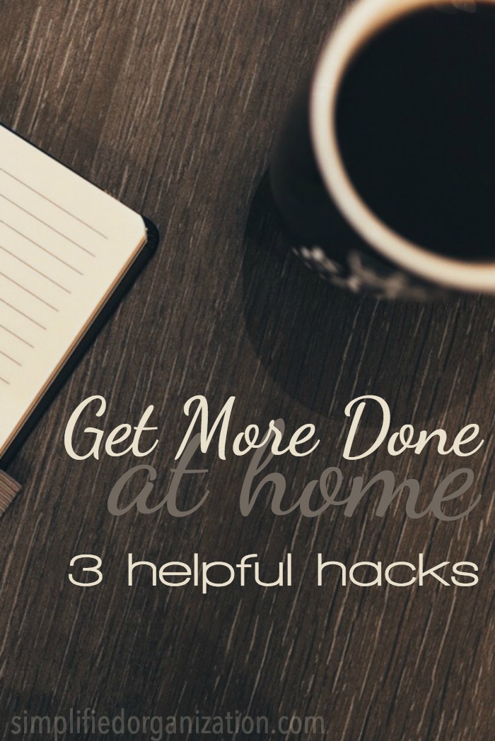 Moms have a lot of details to manage and many tasks to do. Here are three productivity hacks that help me get more done.